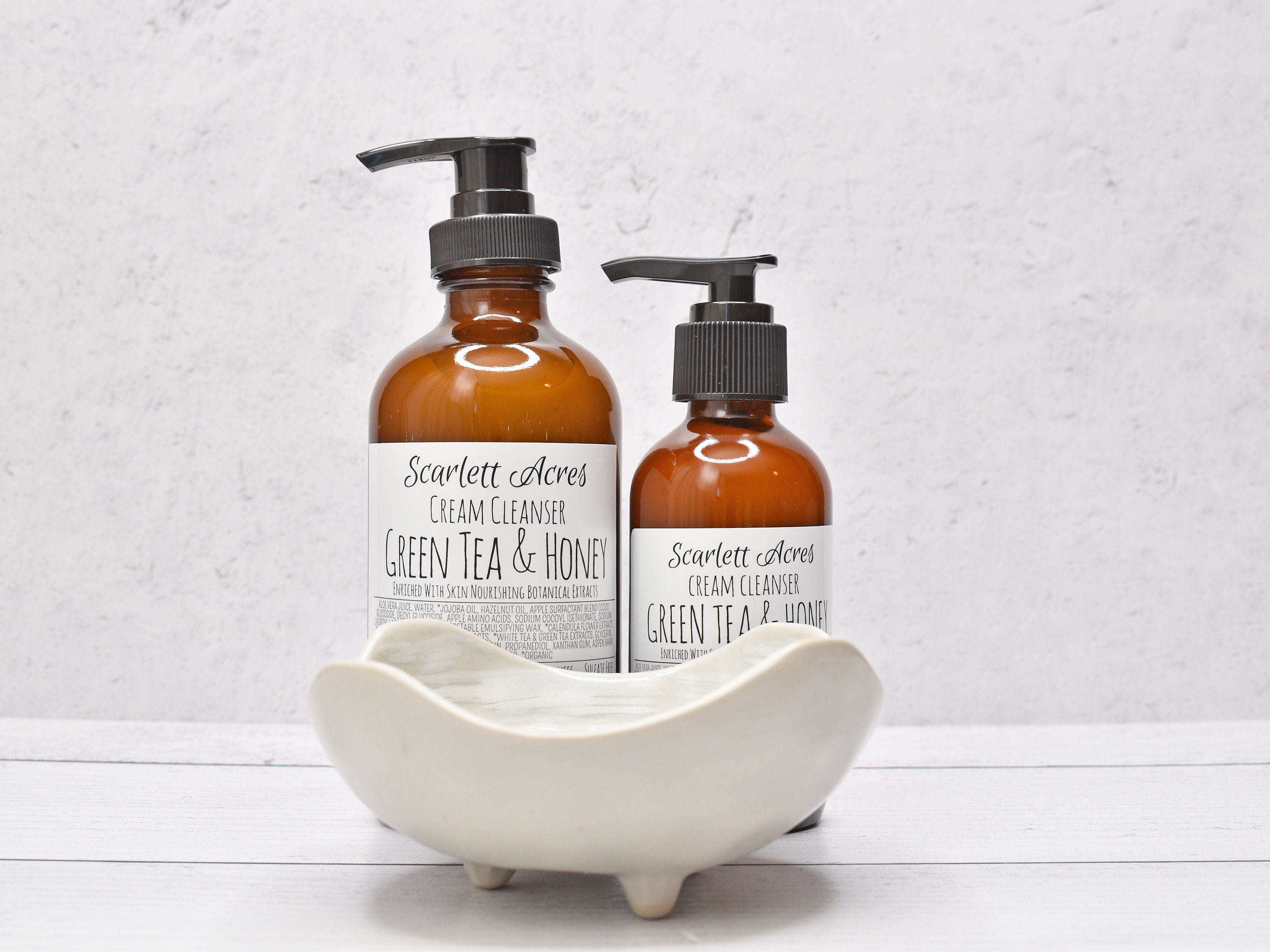 Green Tea Honey Cream Cleanser, Green Tea Face Wash, Dry Skin Cleanser