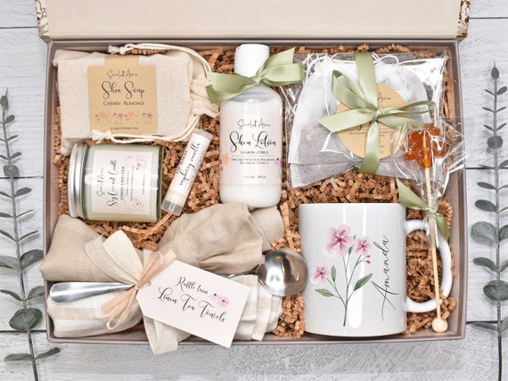 Coffret cadeau de thé pour femme, coffret cadeau Get Well Soon