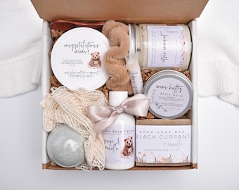 Mom To Be Spa Gift Box, Pregnancy Gift Basket, Third Trimester, Second Trimester, Postpartum, New Mom Care Package, Congratulations Mama