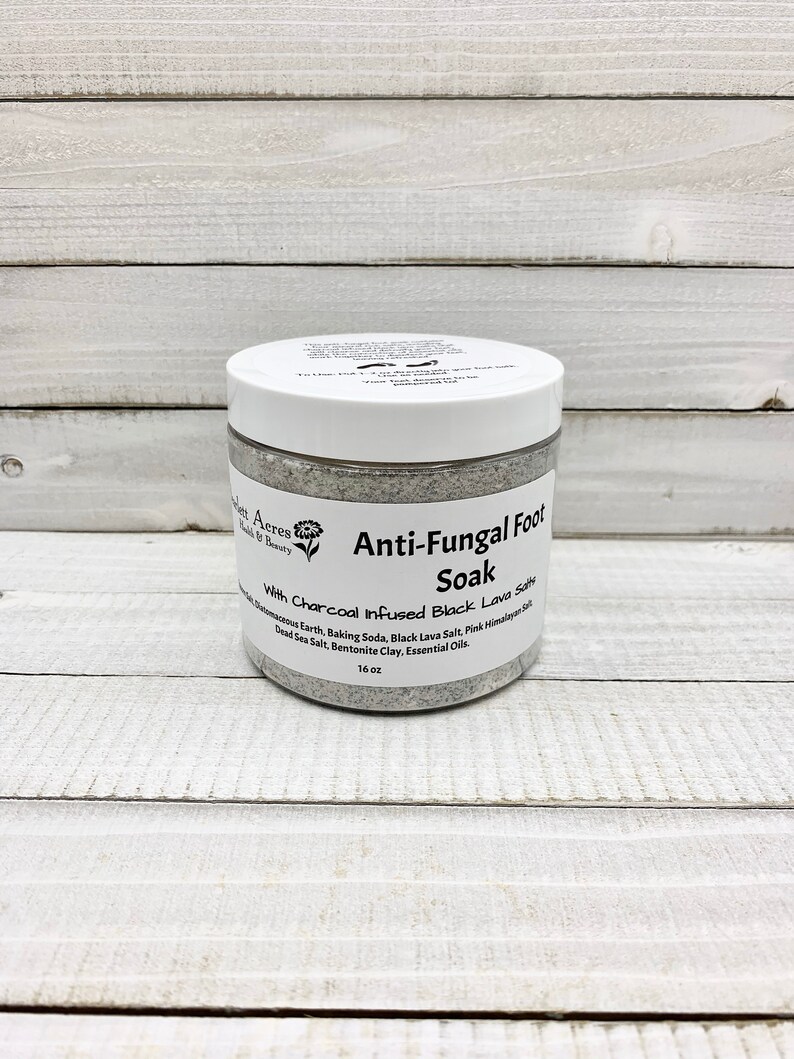 Antifungal Foot Soak Charcoal Foot Bath Detox Foot Soak Etsy