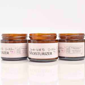 Lavender White Tea Moisturizer, Acne Face Lotion, Oily Skin Face Moisturizer, Natural Moisturizer, Sensitive Skin Moisturizer