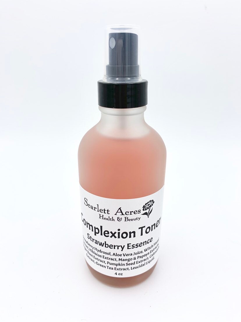 Strawberry Toner, Moisturizing Toner, Facial Toner, Organic Toner
