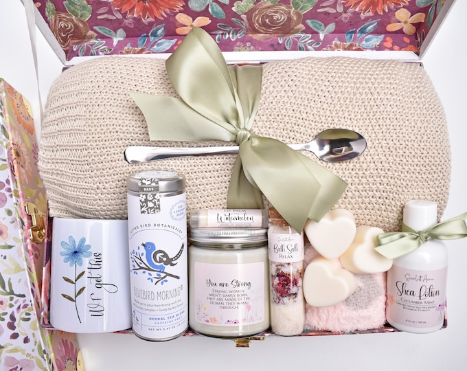 Fertility Gift Box, IVF Care Package, IVF Gift Basket, Fertility Candle, Fertility Bracelet, IUI Care Package, Ivf Transfer day