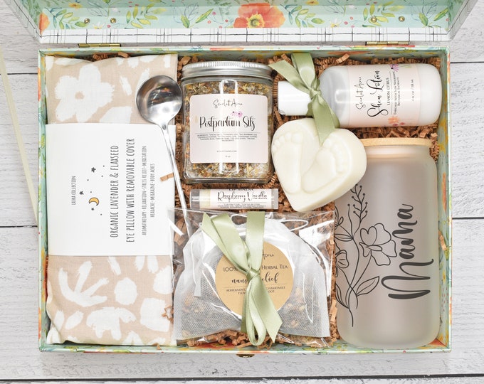 Postpartum Gift Box, New Mama Gift Box, New Mom Care Package, New Mom Gift Basket, First Time Mommy, Expecting Mom, Pregnancy Gift Box