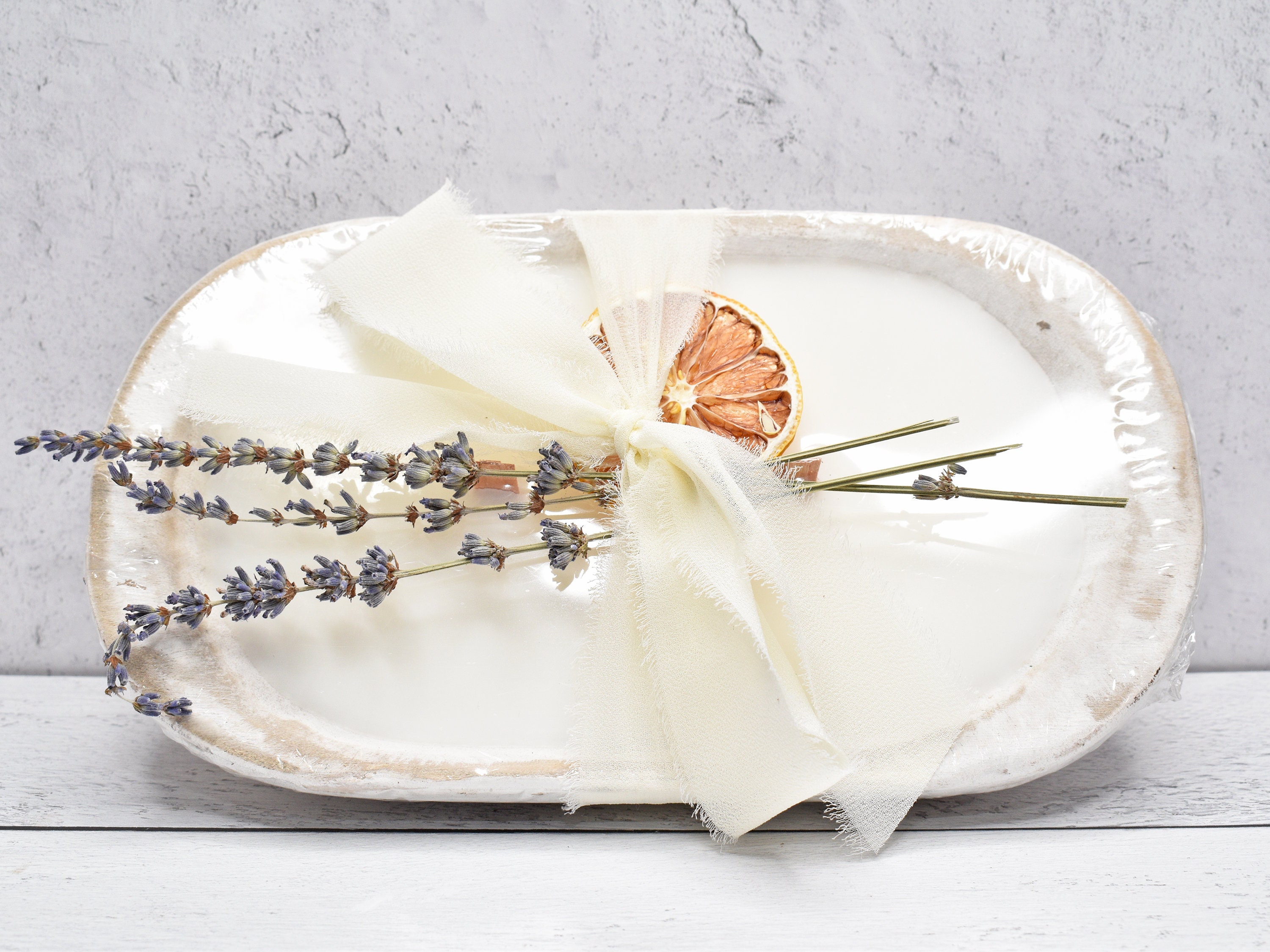 Dough Bowl Candle, Candle and Bath Gift Set, Valentines Gift Box, Mom