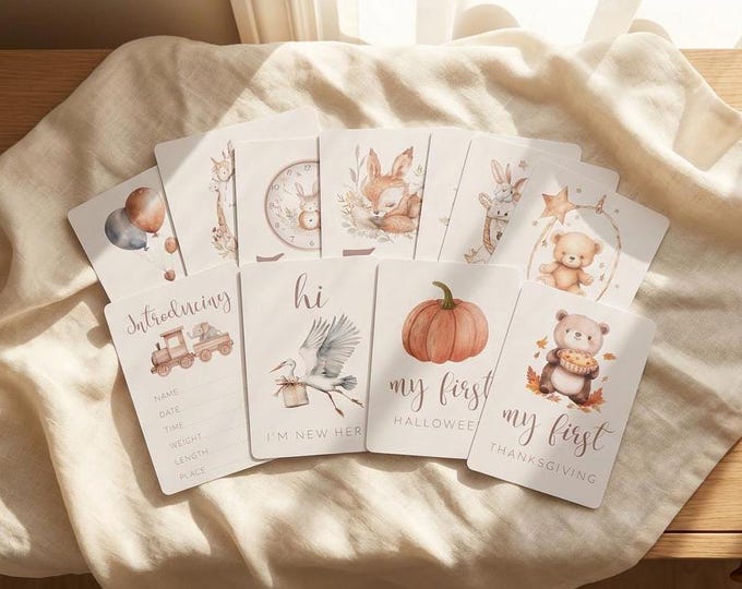 Monthly Milestone Cards, Markers, Memories, Newborn Baby Boy, Baby's First Year, New Mom And Baby, Welcome Hello Baby, First Christmas