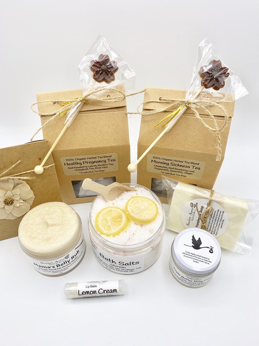 Morning Sickness Gift, Pregnancy Gift Basket, Expecting Mom Gift, Mom