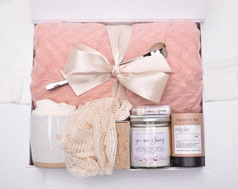 Breast Cancer Gift Basket, Chemo Care Package, Gifts For Women, Survivor, Self Care Gift Box, Chemotherapy Gifts, Get Well, Encouragement