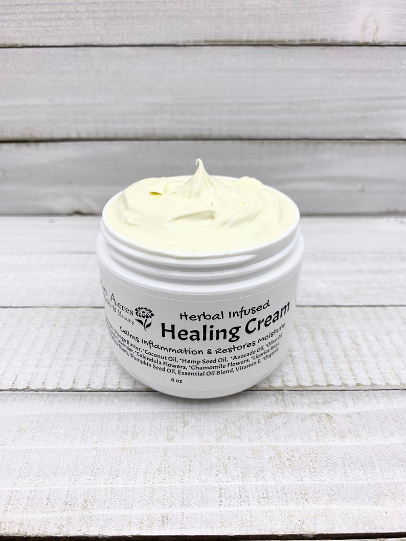 Herbal Infused Eczema Cream Hemp Seed Oil Cream Baby Eczema Etsy