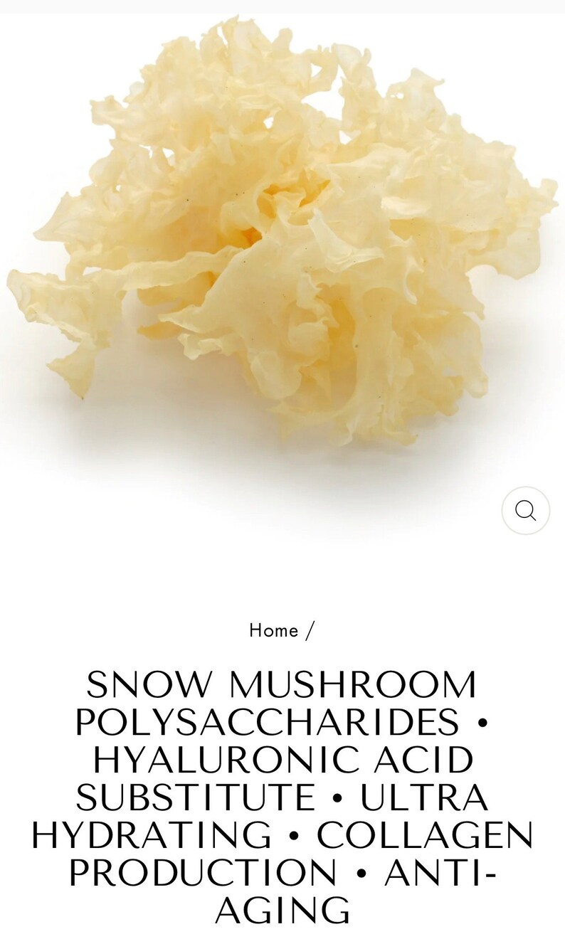 May include: A close-up of a cluster of dried snow mushroom, a pale yellow color, with a delicate, frilly texture. Snow mushroom is a popular ingredient in Asian cuisine and is known for its health benefits.
