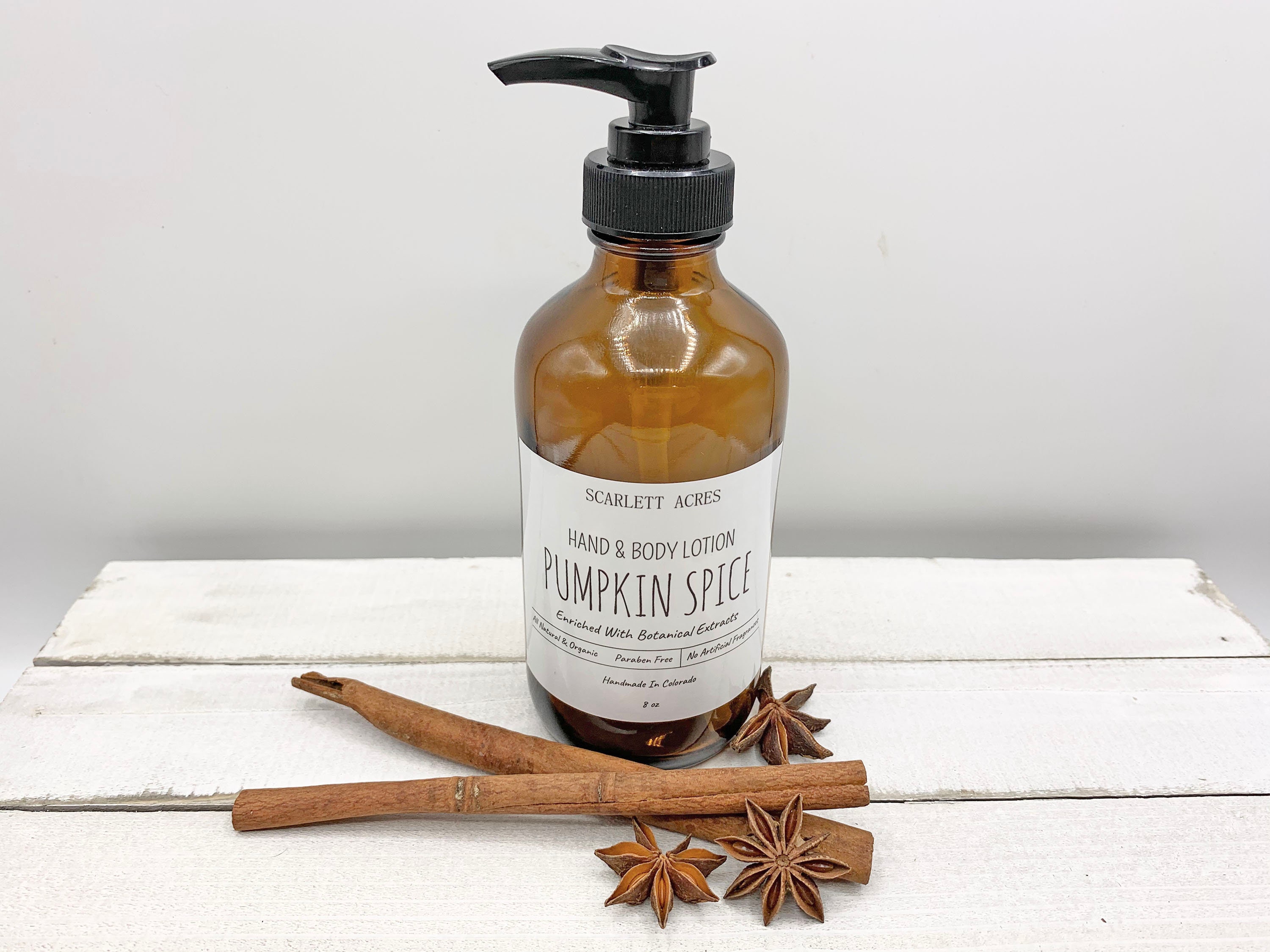 Pumpkin Spice Lotion, Holiday Scented Lotion, Organic Lotion, Sensitive