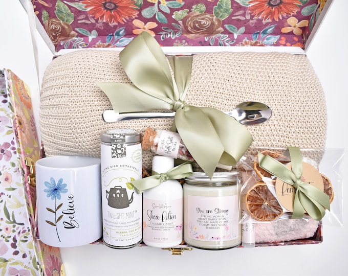 Chemo Care Package, Cancer Care Package, Cancer Gift Basket, Breast Cancer Gift Box, Chemo Patients, Cancer Recovery Gift