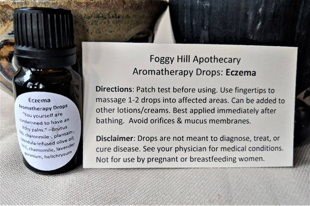 Eczema Aromatherapy Drops For Eczema Psoriasis Skin Areas - 