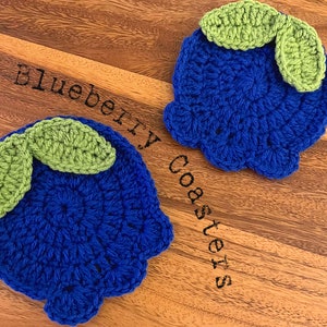 PATTERN ONLY*** Blueberry Coasters