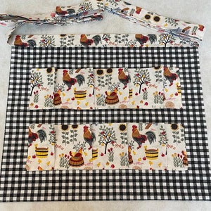 Egg Collecting Apron with 8 or 12 egg pockets