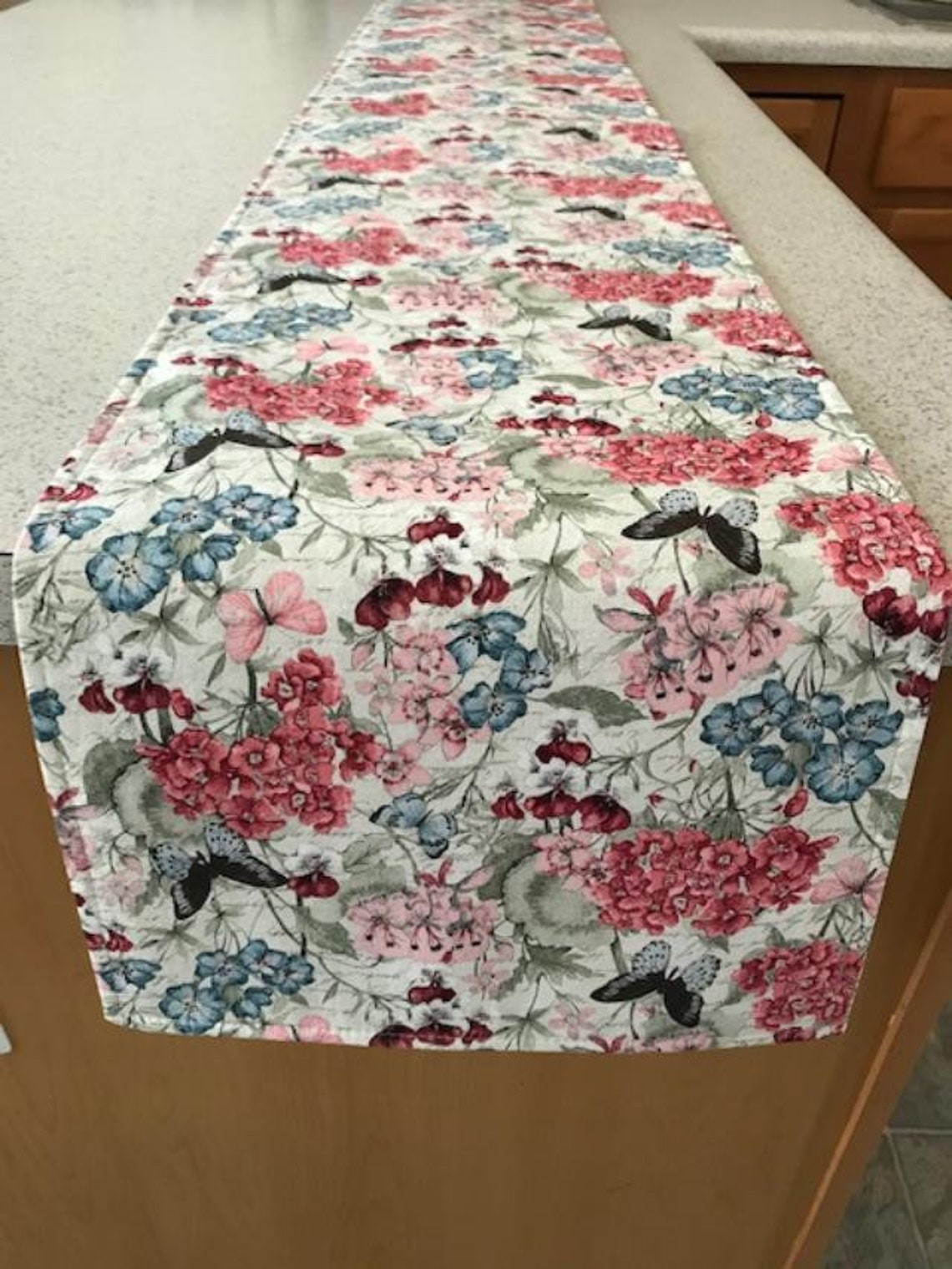 Beautiful Floral Circular Placemats perfect for Spring Summer Etsy