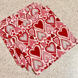 Valentine Hearts Galore napkins, sold in sets of four.