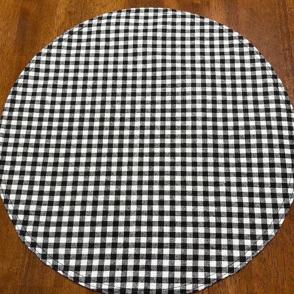 Black White Placemat Etsy