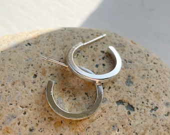 Classic Silver hoops