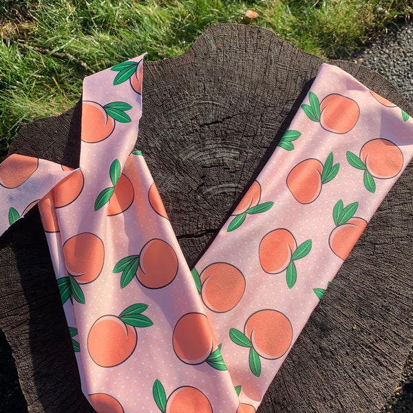 Handmade Peach tail bag for horses