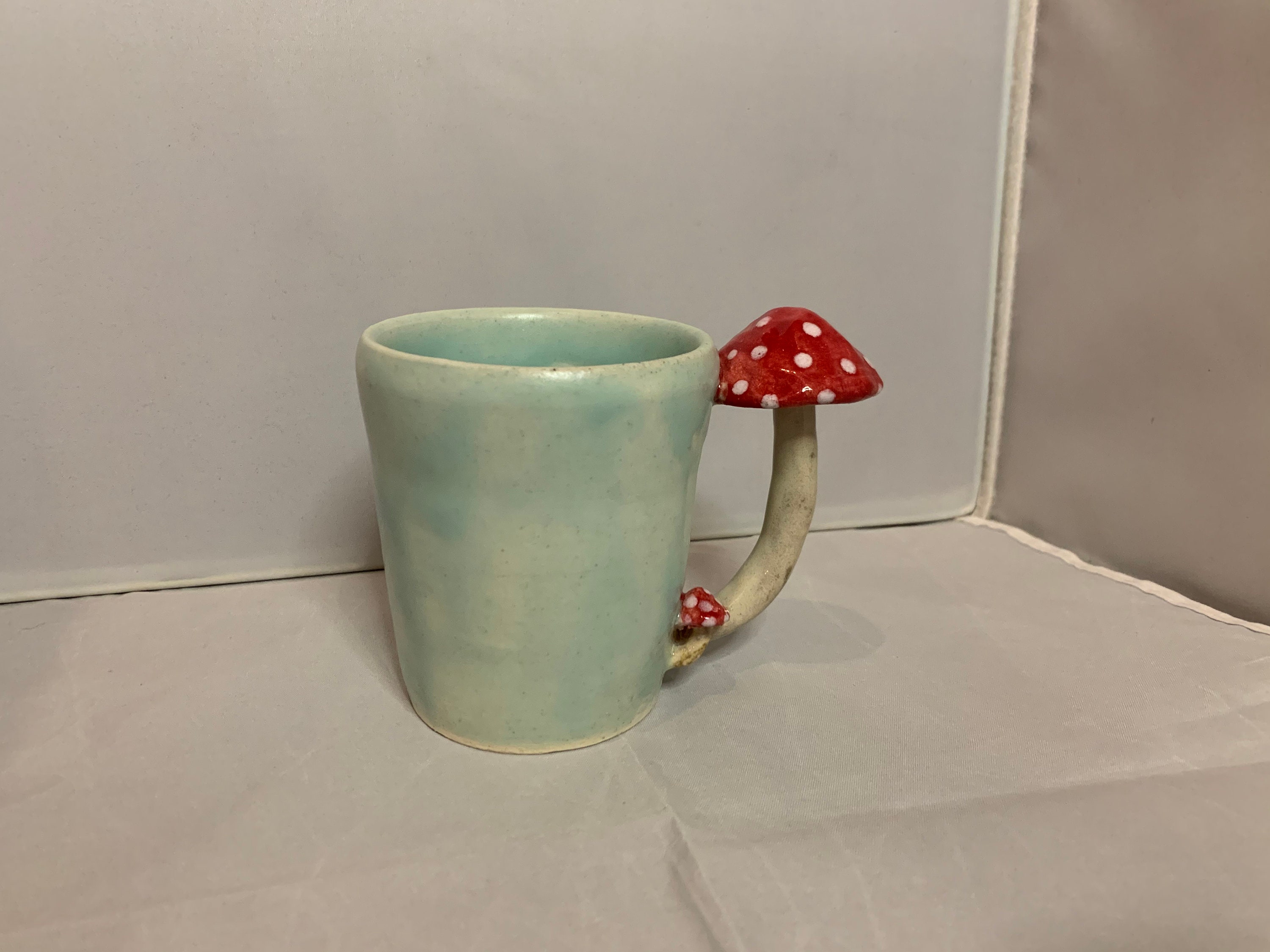 Beautiful handmade small 6oz Mushroom mug Etsy