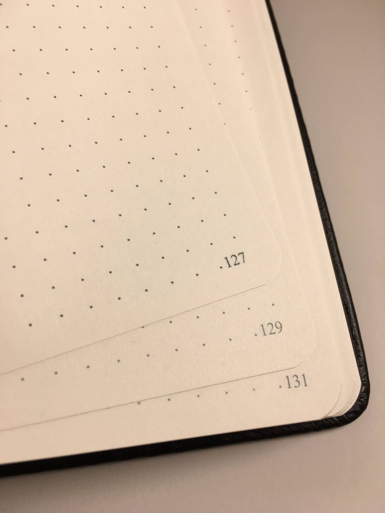 Dotted Grid Bullet Journal - Etsy