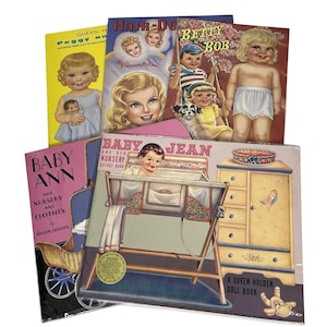 Vintage Queen Holden Paper Dolls: Lot of 5 new uncut sealed  1980&#39;s