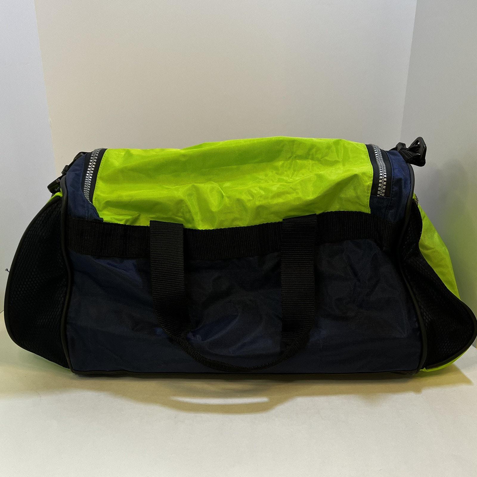 Vintage Disney channel promotional duffel soft flexible bag green/blue/black Y2K Vintage Disney Channel Promotional Duffel Soft Flexible Bag  main image 3
