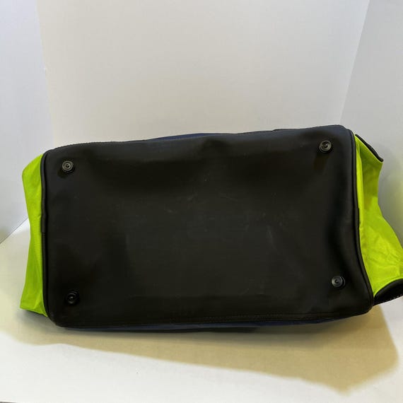 Vintage Disney channel promotional duffel soft flexible bag green/blue/black Y2K Vintage Disney Channel Promotional Duffel Soft Flexible Bag  main image 3