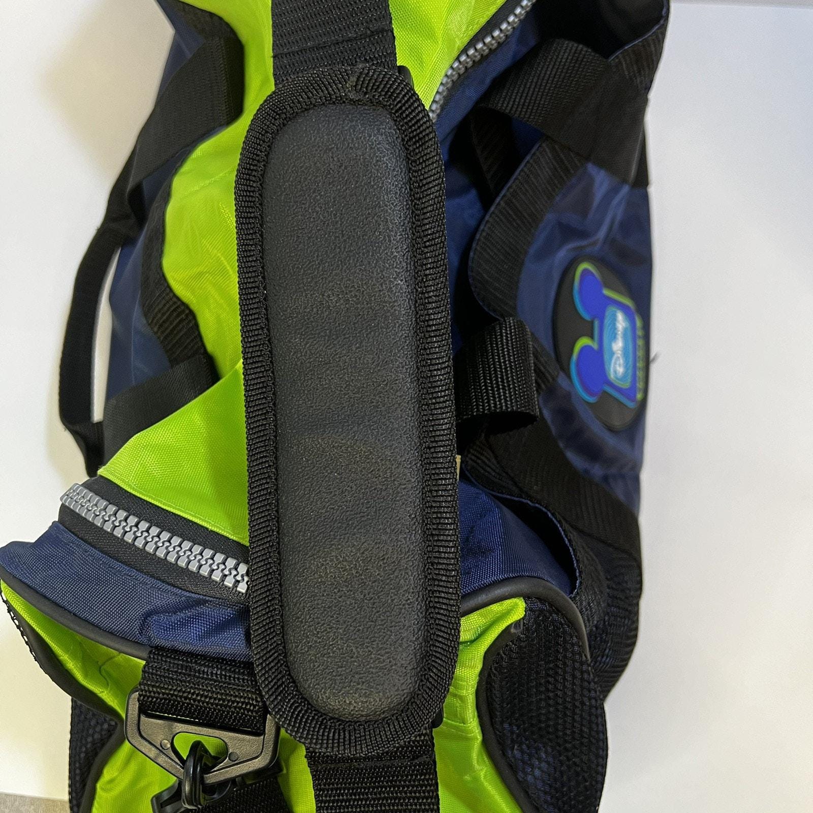 Vintage Disney channel promotional duffel soft flexible bag green/blue/black Y2K Vintage Disney Channel Promotional Duffel Soft Flexible Bag  main image 4