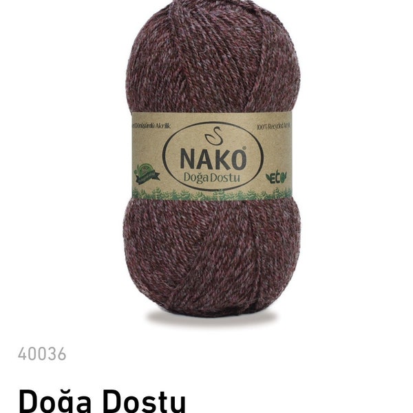 Nako Doga Dostu Recycled Acrylic yarn home decor,Suplas,bags,cases for electronic devices handmade tutorial hallowen knit,crochet,patikaShop