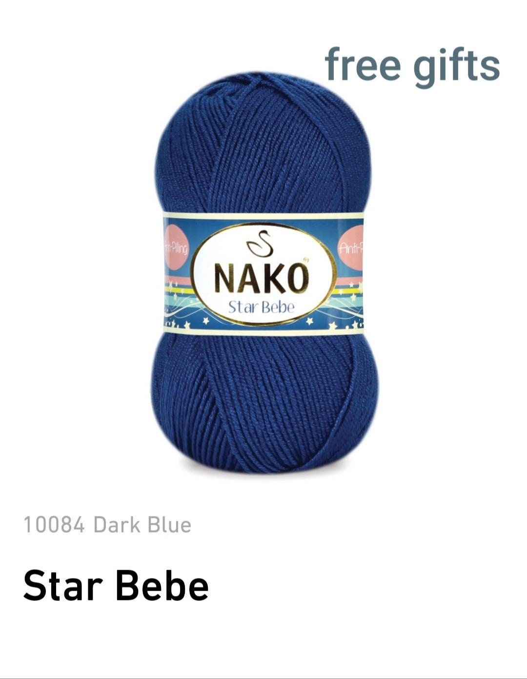 Nako Star Bebe Antipilling Acrylic Soft Baby Yarn for Crocheting