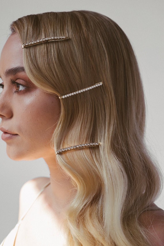 KELA Bridal Diamante Hair Pins Set of 3 Gold Rose Gold or - Etsy UK KELA Bridal Diamante Hair Pins Set of 3 Gold Rose Gold or - Etsy UK
