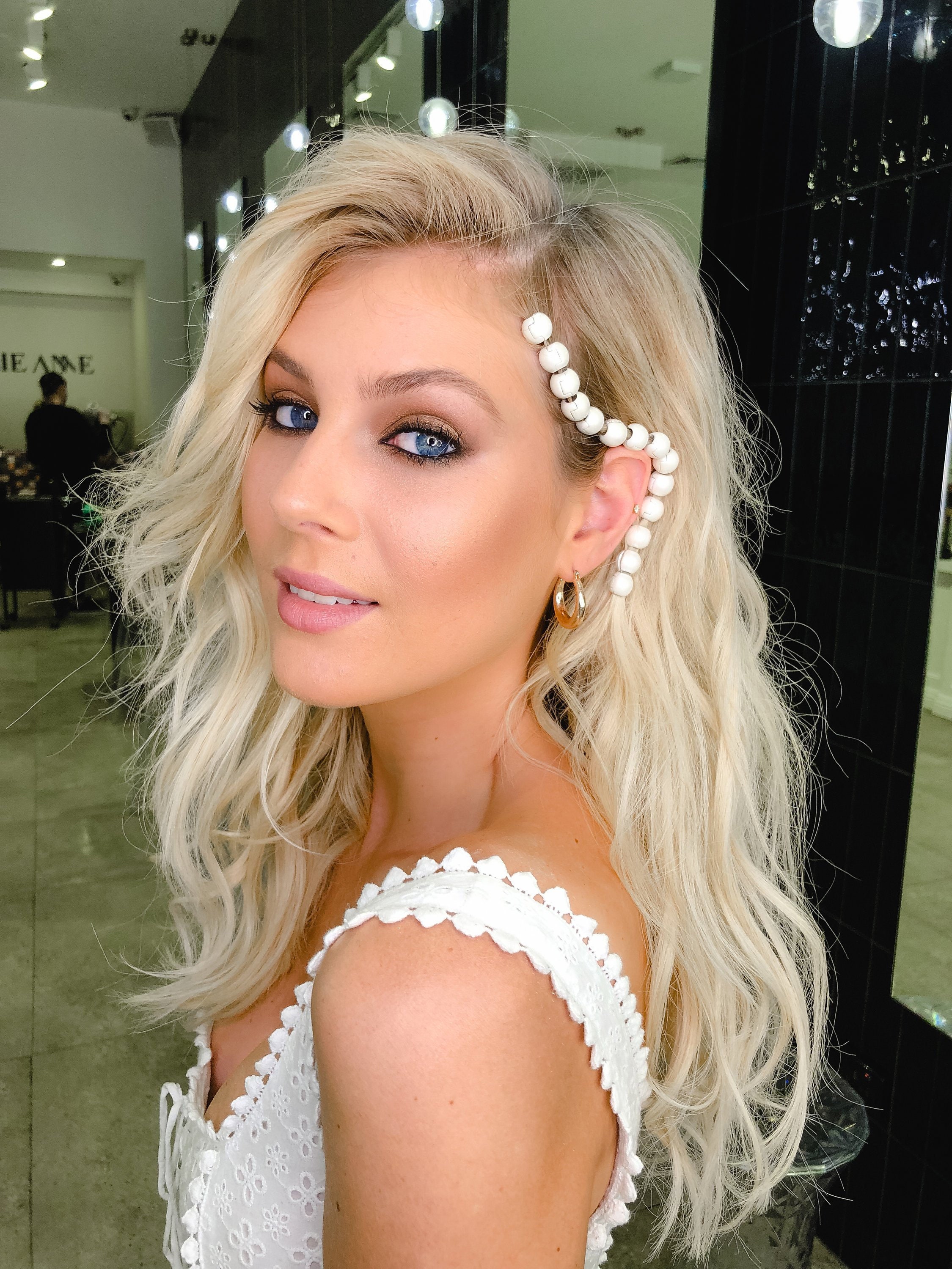 Charm Imitation Pearl Bride Headband Bridal Hair Jewelry Accessories Headwe  BO