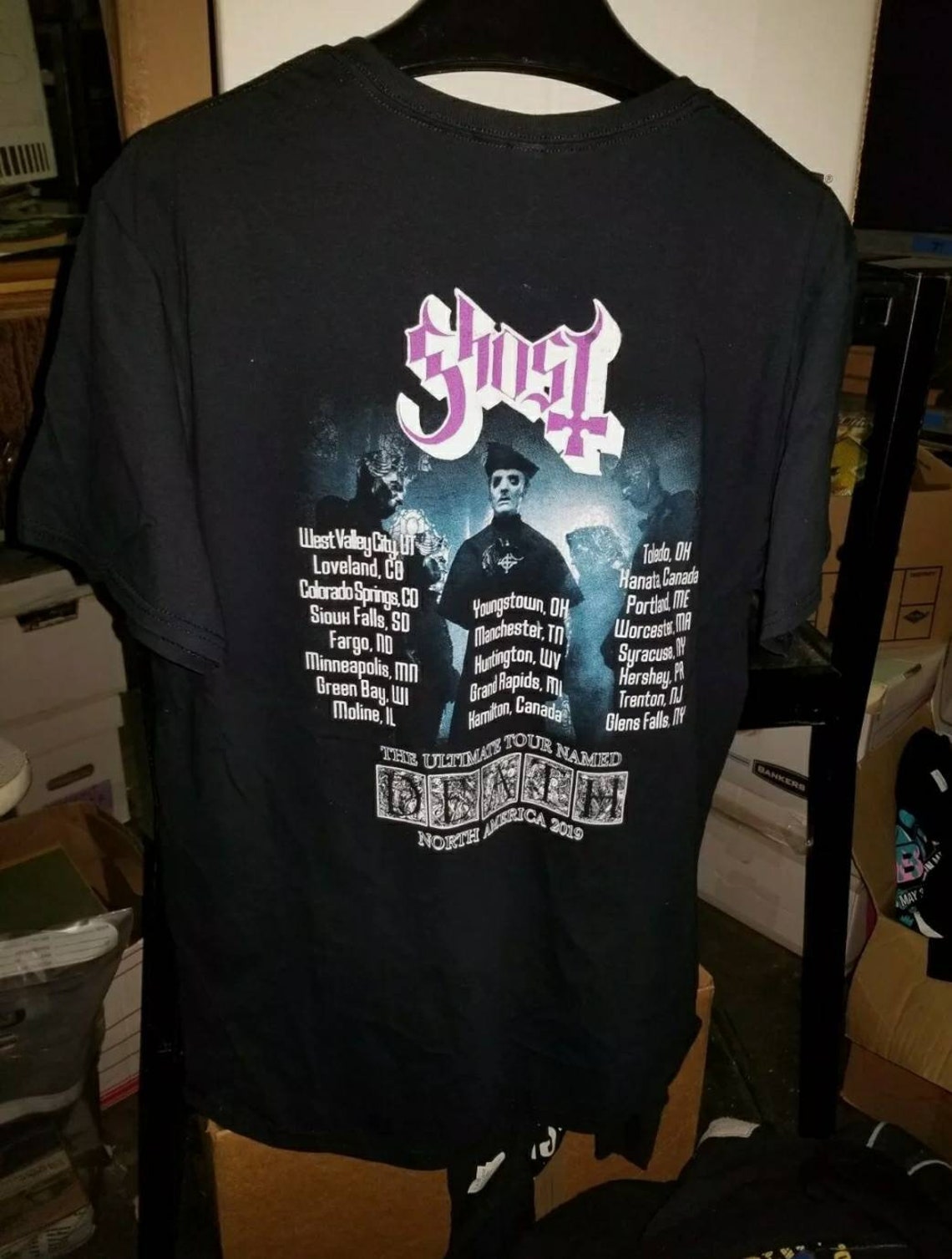 Brand New Ghost 2019 the Ultimate Tour Named Death T Shirt Etsy