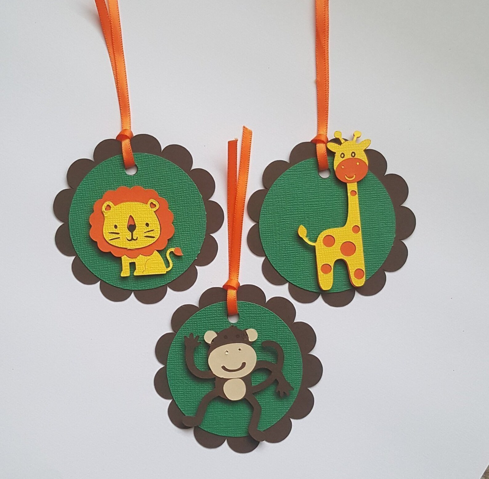 Zoo Animal Party Favor Tags Goodie Bag Tags Set of 12 Etsy
