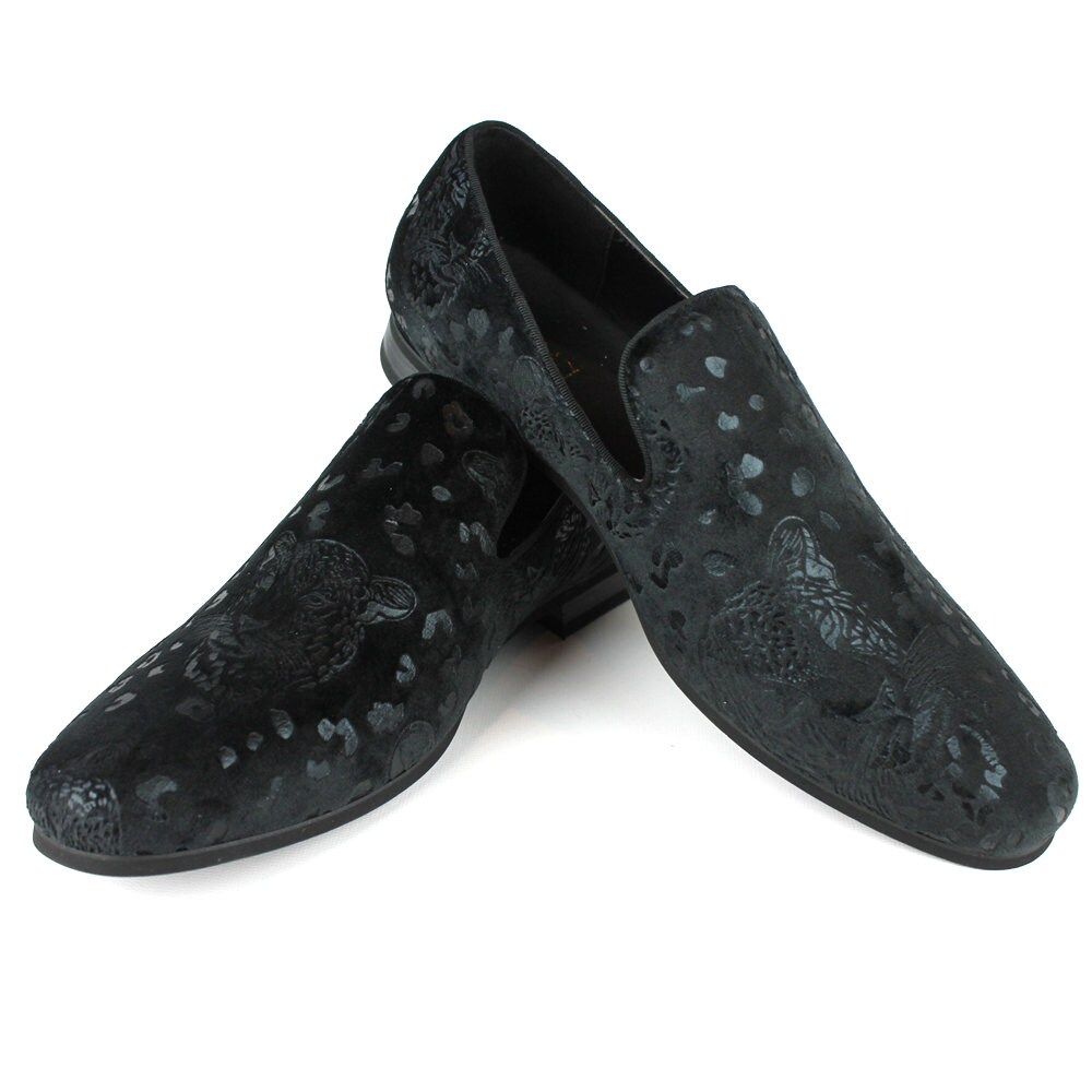 mens leopard print dress shoes