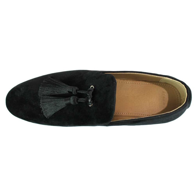 tuxedo with tassel loafers