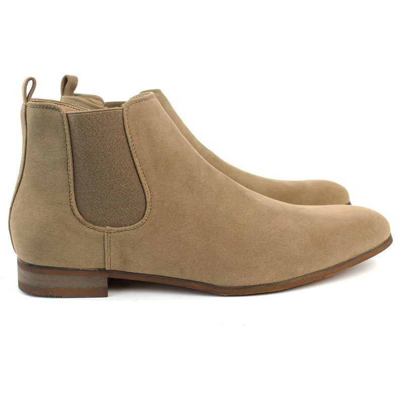 beige ankle boots size 4