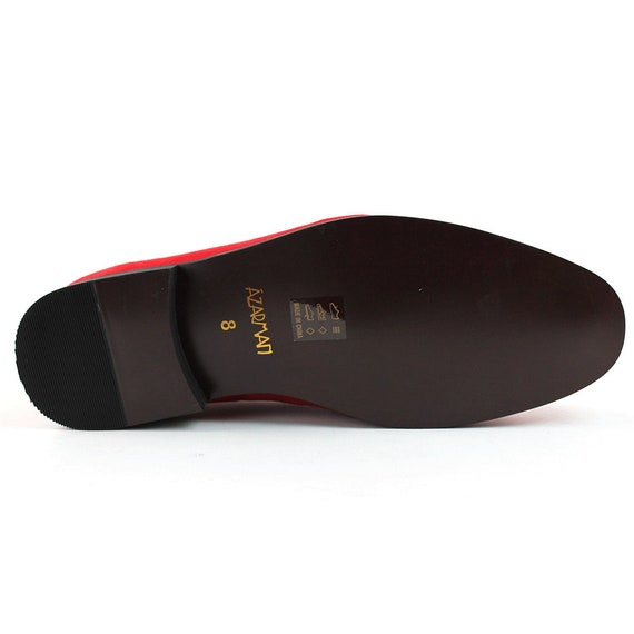 Mens gold red bottom deals shoes