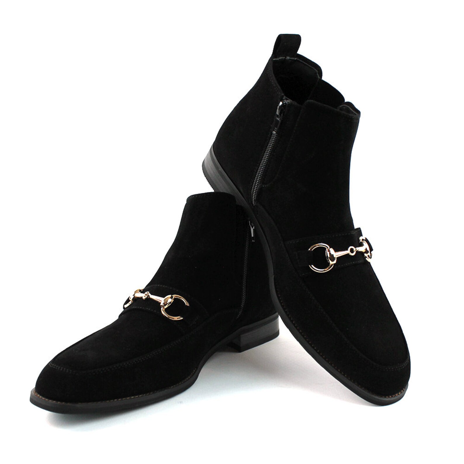 Black Suede Men
