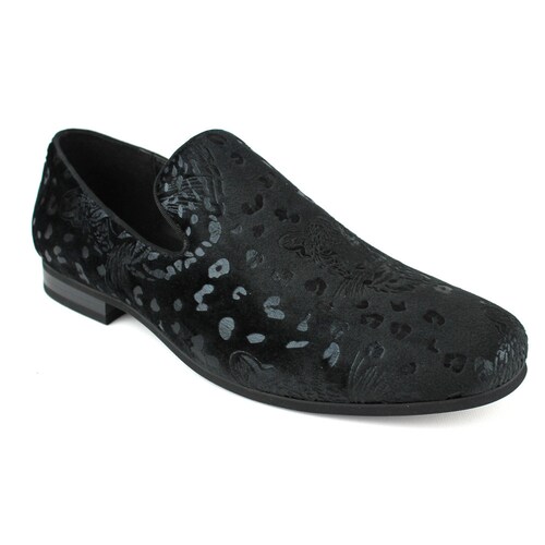 black leopard print shoes