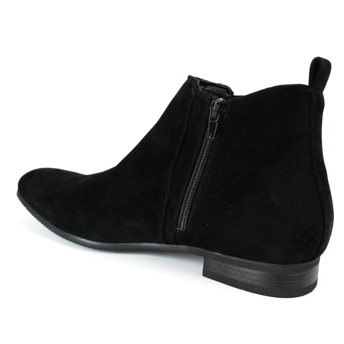 mens black suede boots