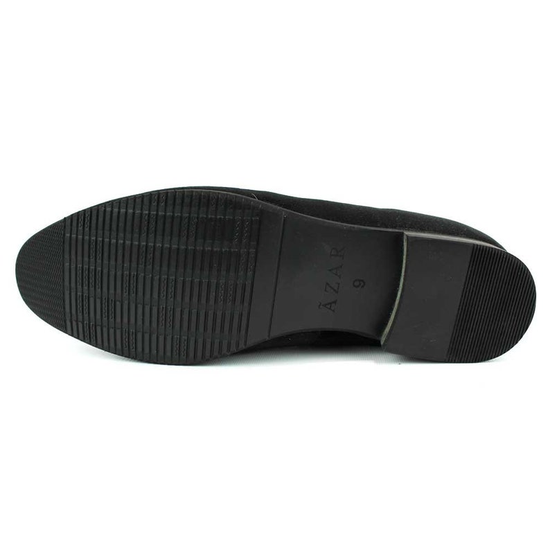 tuxedo tassel loafers