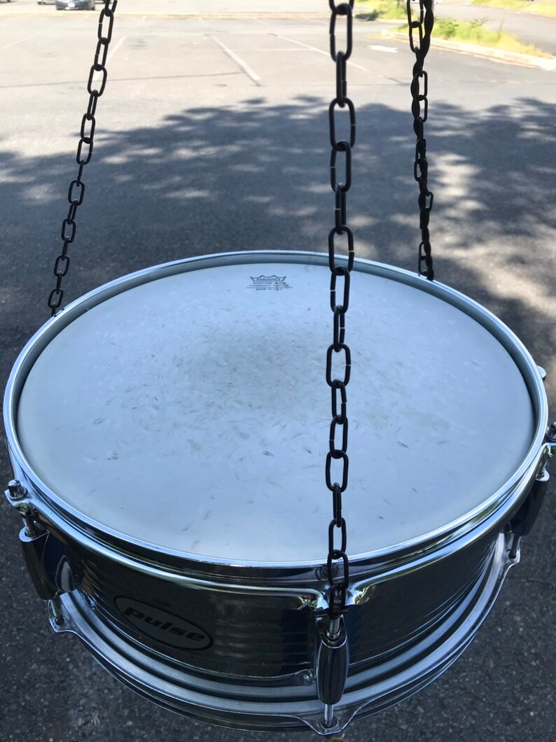 14 Snare Drum Swag Light With Cymbal Mount Etsy