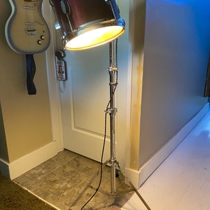 Floor Lamp with stomp box switch