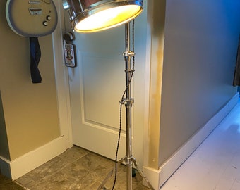 Floor Lamp with stomp box switch