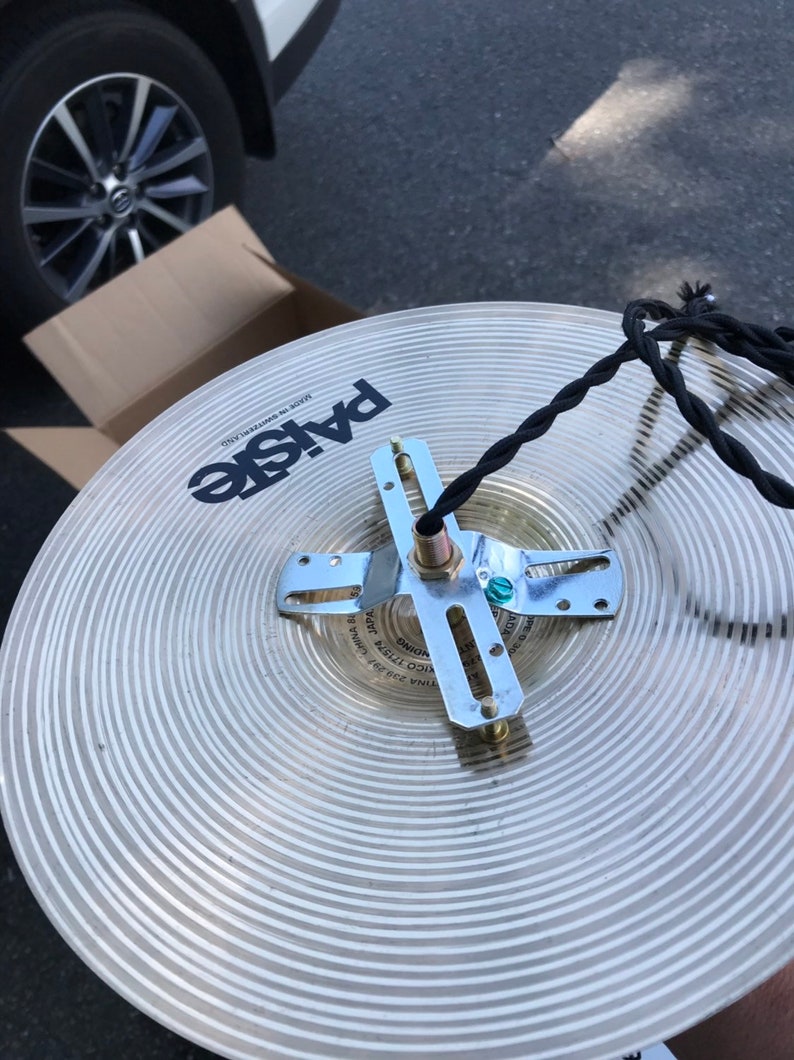 14 Snare Drum Swag Light With Cymbal Mount Etsy