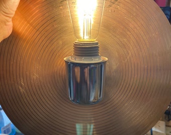 Cymbal wall sconce