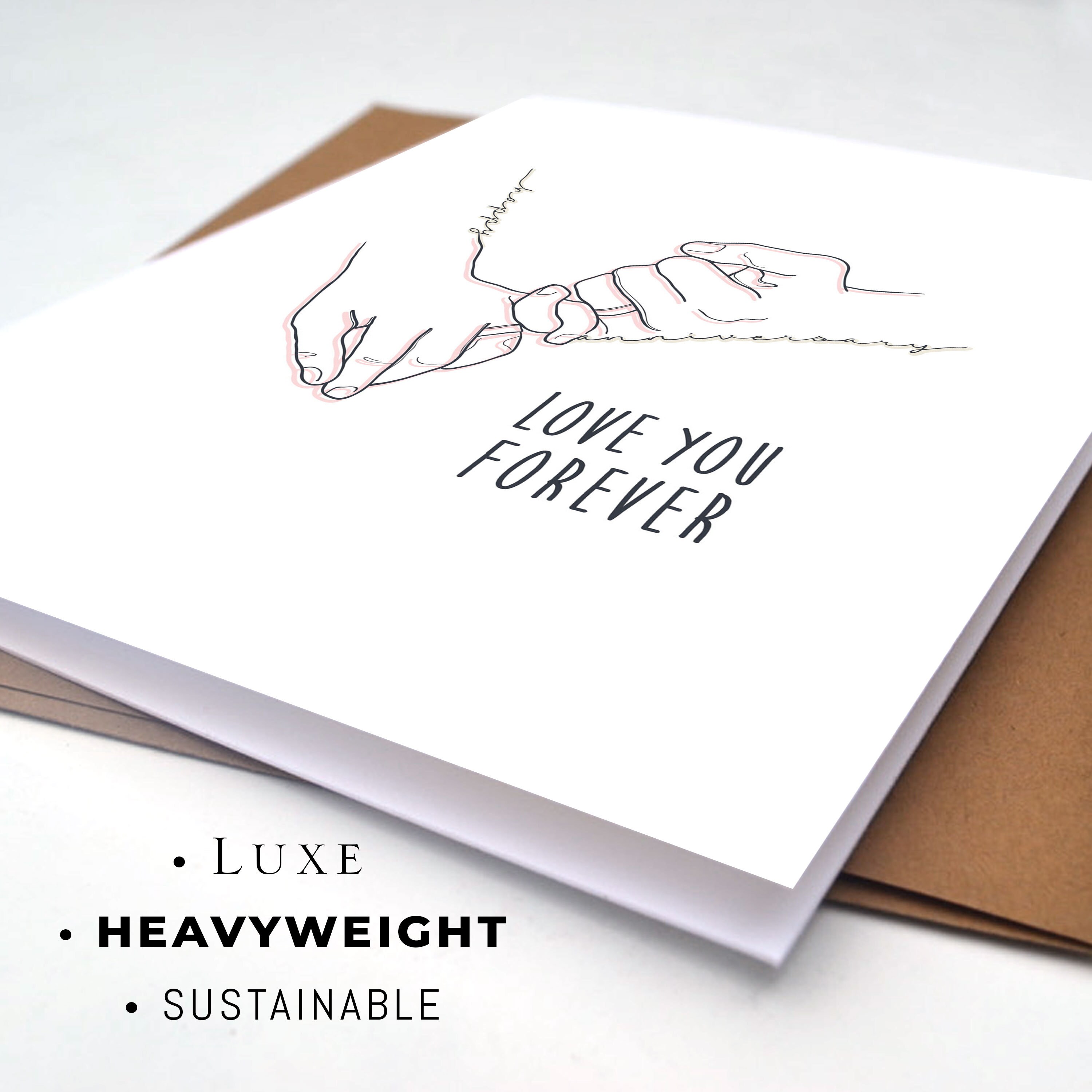 Schöne Jahrestags-Karte Jahrestag Liebe Sie für immer süße | Etsy